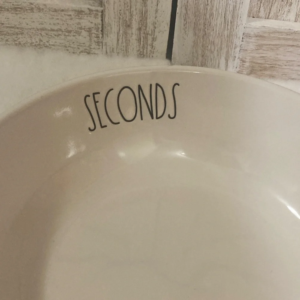 Rae Dunn Seconds Please Pasta Ceramic Bowl